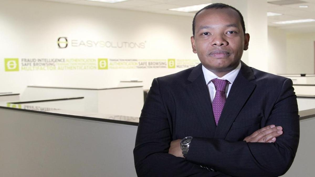 Company founder and CEO Ricardo Villadiego at Easy Solutions’ global headquarters in Doral on Nov. 4.