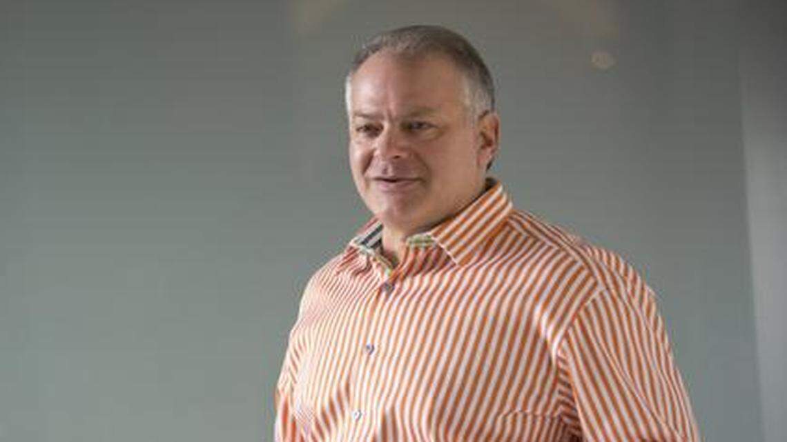 
Stephen Bittel, chairman of Terranova Corp., in his office building on Miami Beach.
