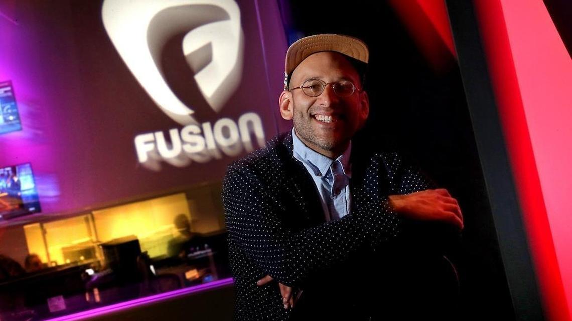 Alexis Madrigal, the editor in chief of Fusion, at the Fusion Media Group in Doral.