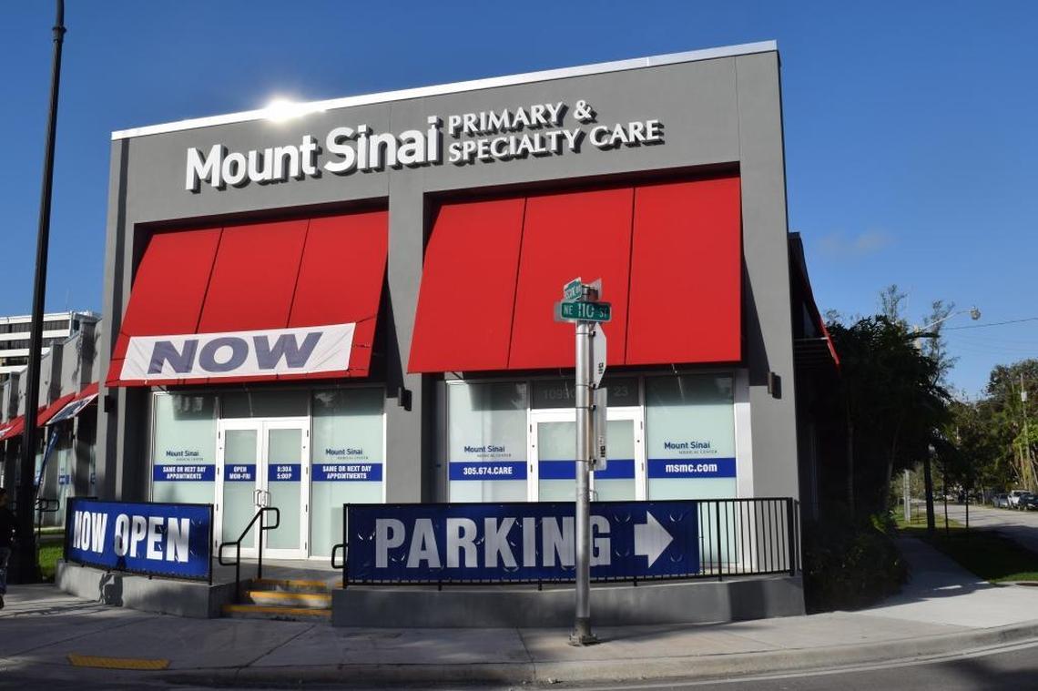There are offices for hospital-employed doctors at Mount Sinai Miami Shores on Biscayne Boulevard.