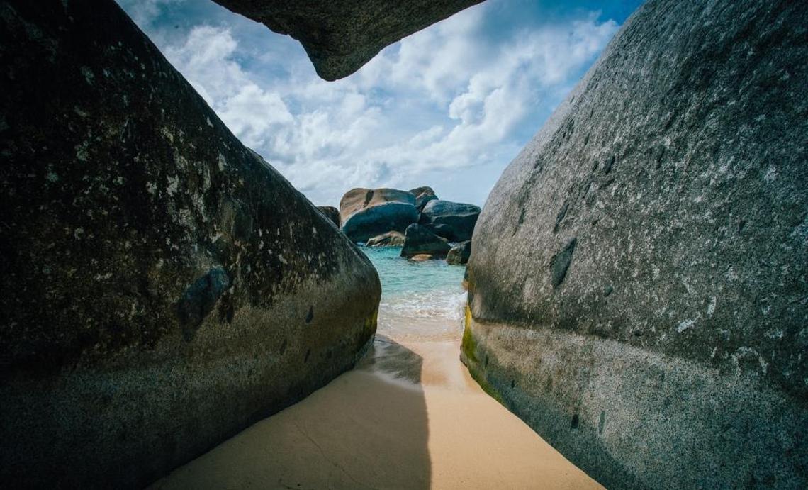 Spring Bay, Virgin Gorda, a major tourist attraction in the British Virgin Islands is open again for tourists.