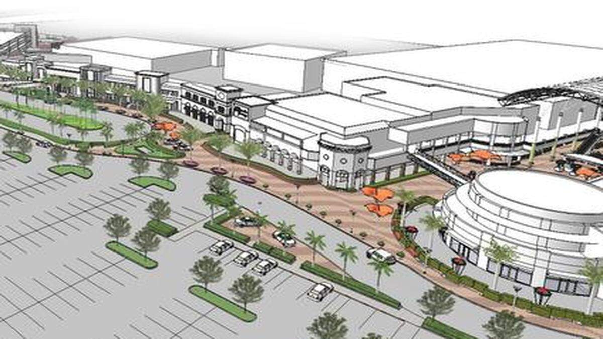 
Rendering of Dolphin Mall's expansion 
