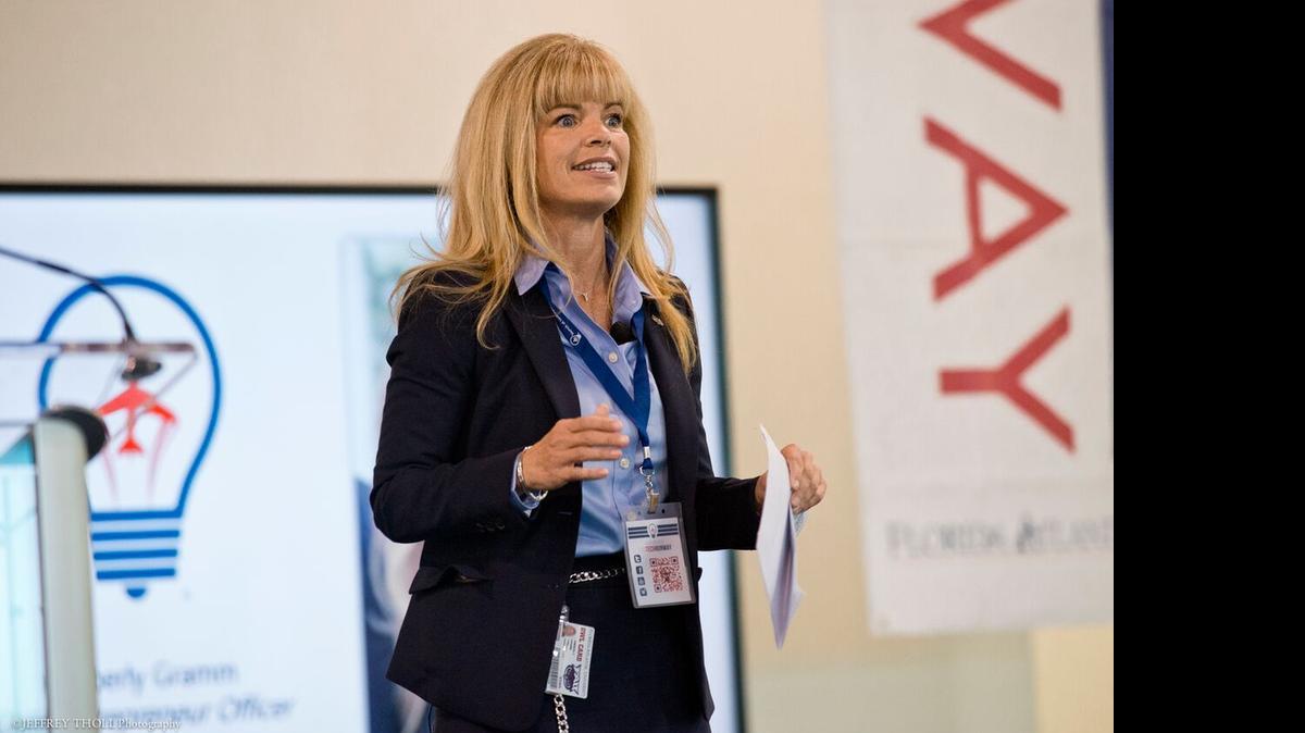 
Kimberly Gramm co-founded and runs FAU Tech Runway, an entrepreneurship accelerator and program that is about a year old.
