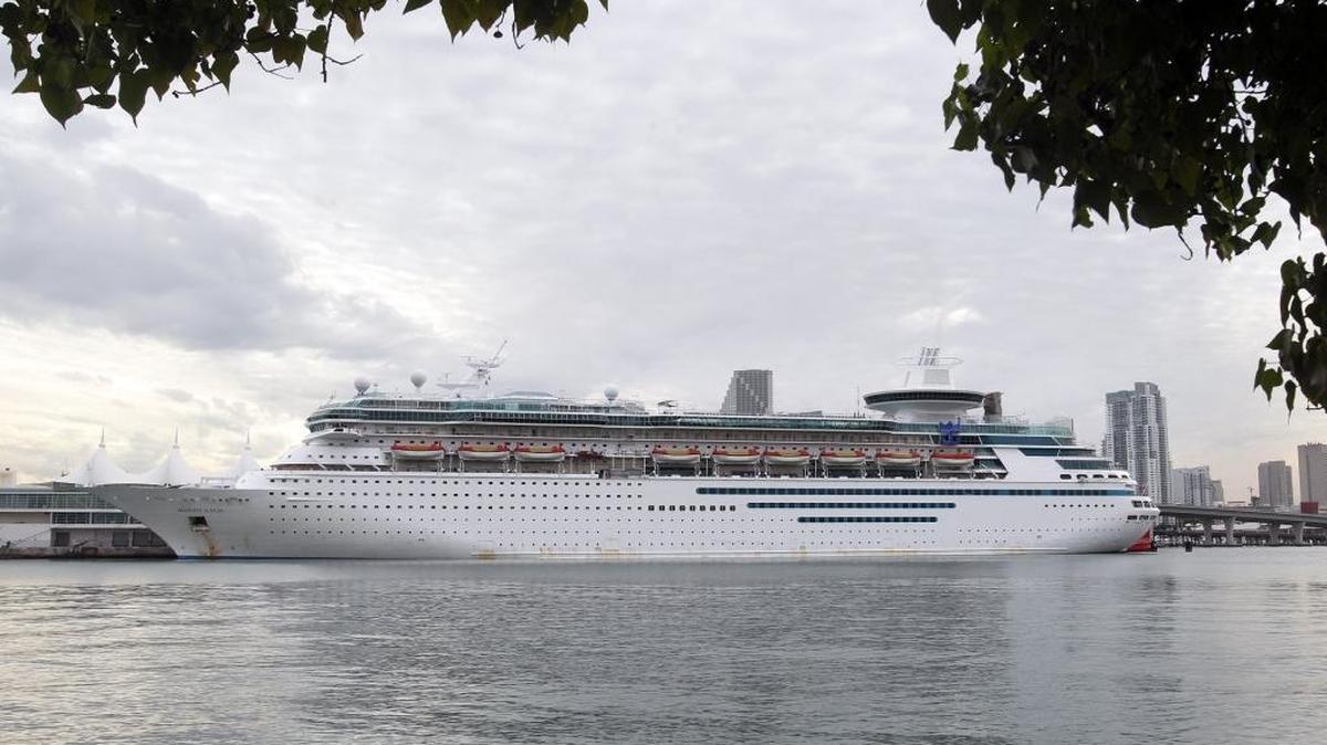 
Royal Caribbean International's Majesty of the Seas is shown at PortMiami in this file photo. Parent company Royal Caribbean Cruises plans to build a new terminal at the port. 
