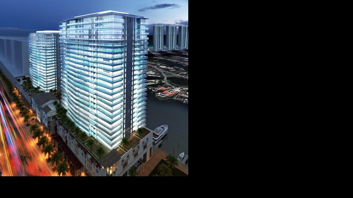 
A rendering of the Parque Towers at St. Tropez in Sunny Isles Beach.
