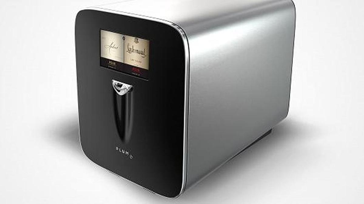 Plum’s flagship wine appliance introduced last year holds and preserves two bottles and serves each wine at the idea temperature for that varietal. Plum is expanding into the luxury hotel sector.