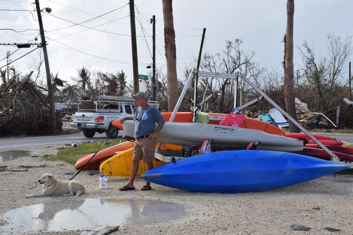 Bill Keogh, owner of Big Pine Kayak Adventures in Big Pine, is hopeful that he will be able to attract his loyal clients back to Big Pine Key once his business is up and running again. Keogh has owned Big Pine Kayak Adventures for 27 years.