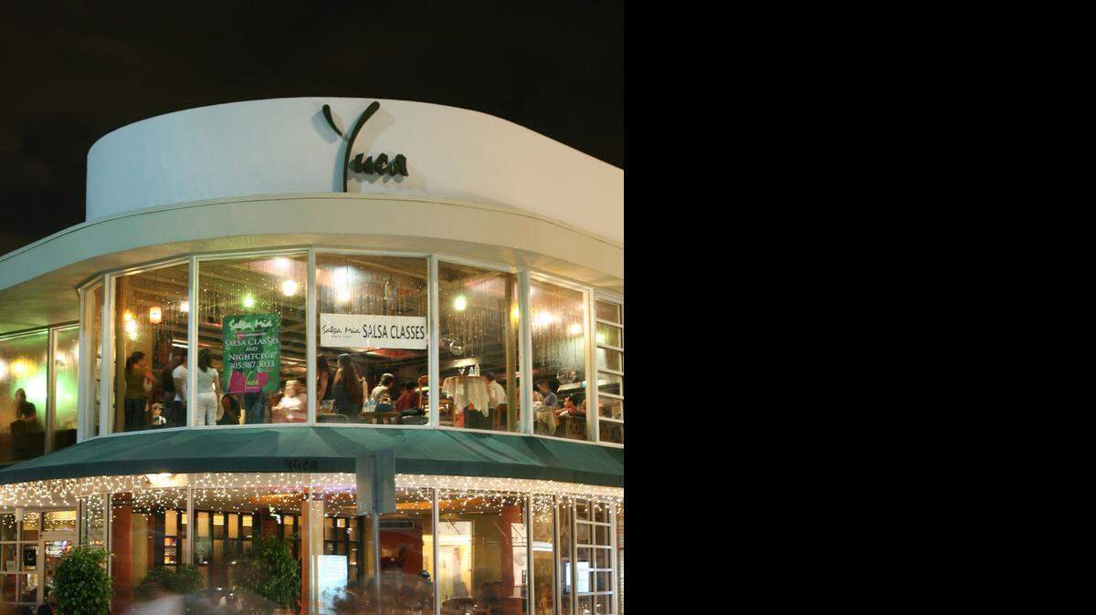 
Yuca Restaurant on Miami Beach’s Lincoln Road.
