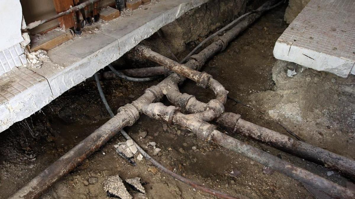 Water damage in homes — which can result from old pipes like these — is cited by Citizens Insurance as a primary reason for seeking a rate increase.
