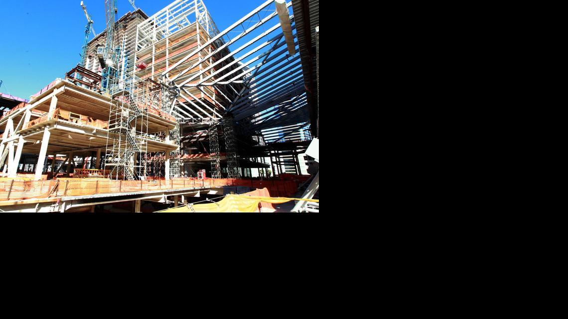 
Construction is ongoing at Brickell City Centre, which will offer two condo towers with nearly 800 units.
