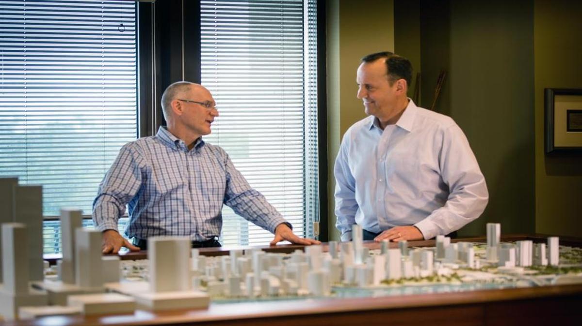 Dave Howard, right, was named CEO of Brightline. Michael Reininger will lead new development and growth opportunities as executive director at Florida East Coast Industries (FECI), Brightline’s parent company.