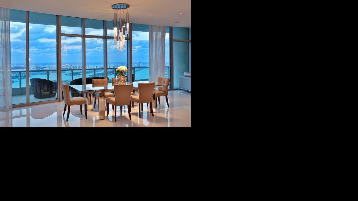 
The view from Kevin Durant’s downtown Miami condo.
