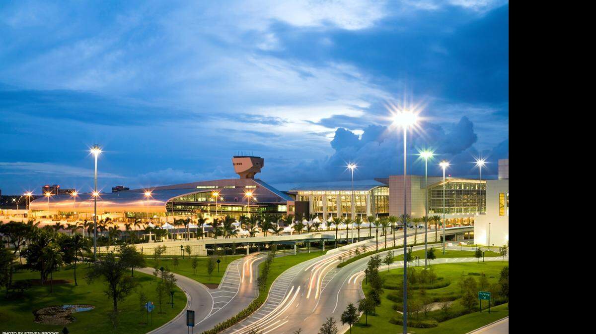 
In the first quarter, more than 10.9 million passengers traveled through Miami International Airport. 
