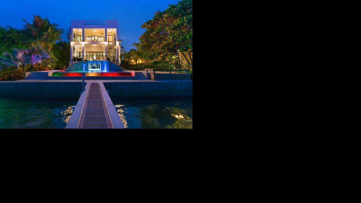 
A view of LeBron James’ Coconut Grove mansion.
