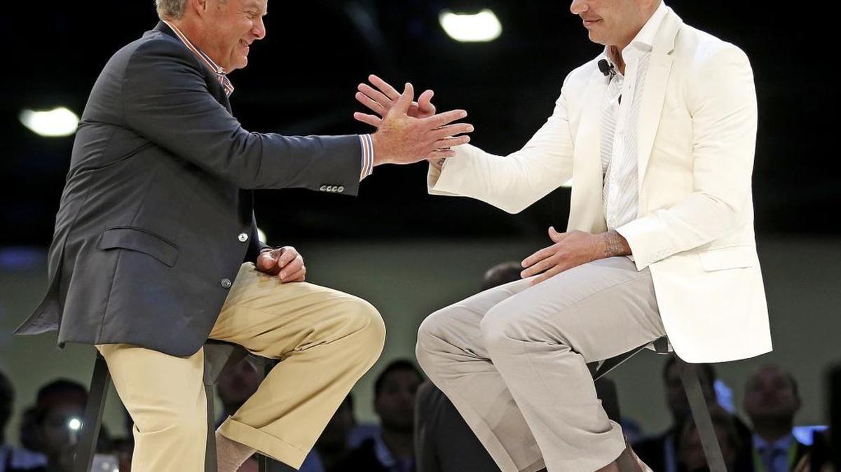 Pitbull appeared with eMerge Americas founder Manny Medina at the 2014 and 2015 conferences.