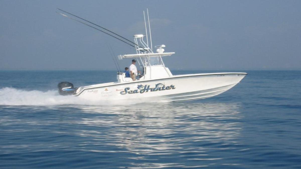A 2004 file photo shows a SeaHunter boat.