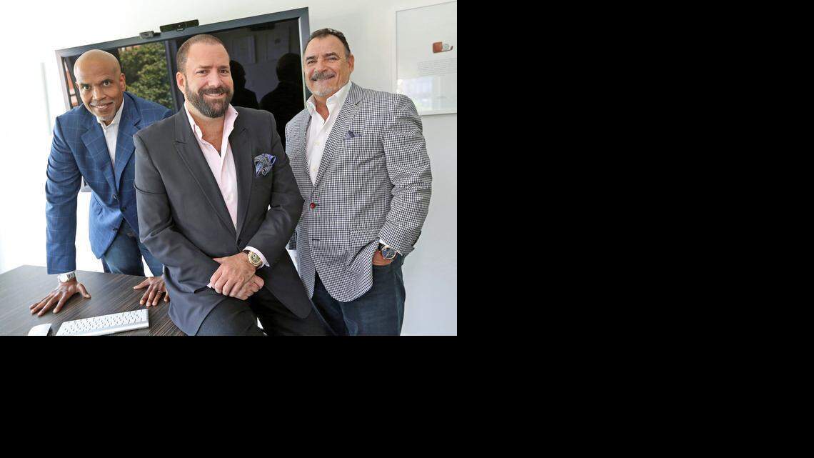 
BIG PLANS: From left: Courtney Cunningham, Manuel E. Machado and Al García-Serra, who are all now part of Commonground/MGS.
