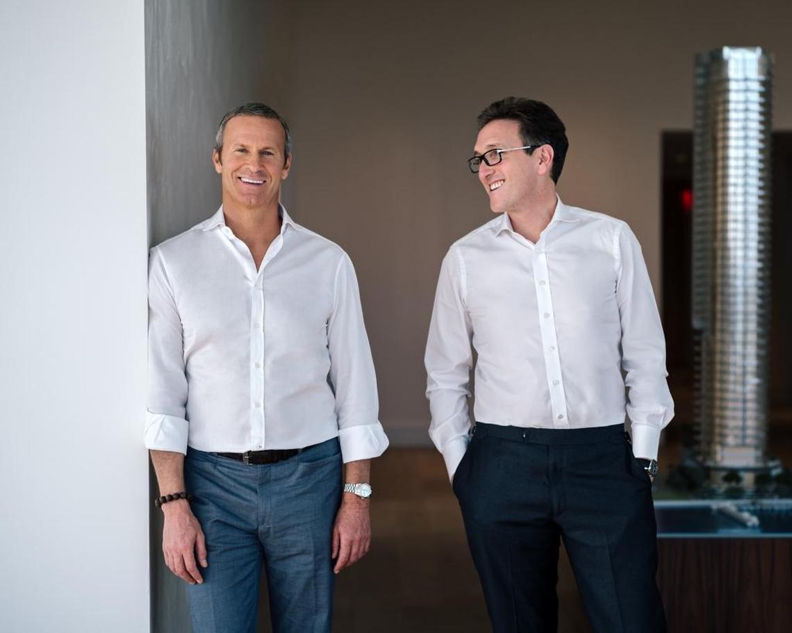 Vladislav Doronin and Jonathan Goldstein are the principal partners on the new luxury condo tower Una, to be built on the location of an existing older building at 175 SE 25th Rd. in Brickell.