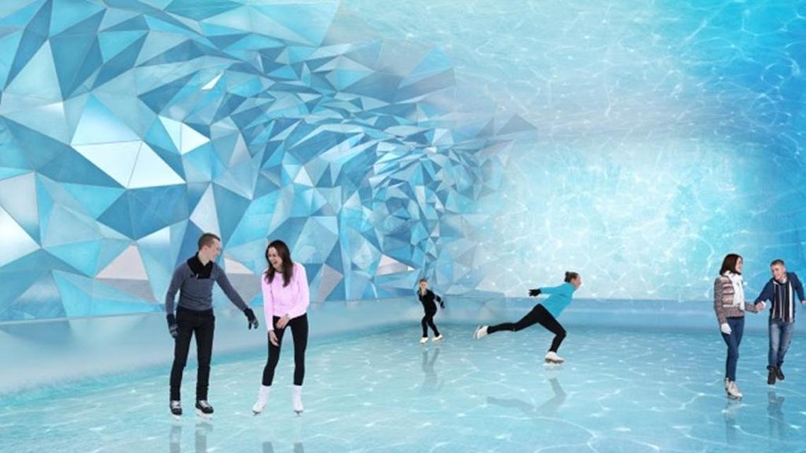 One of the amenities at the Estates at Acqualina in Sunny Isles will be an ice skating rink. Prices start at $4.2 million.