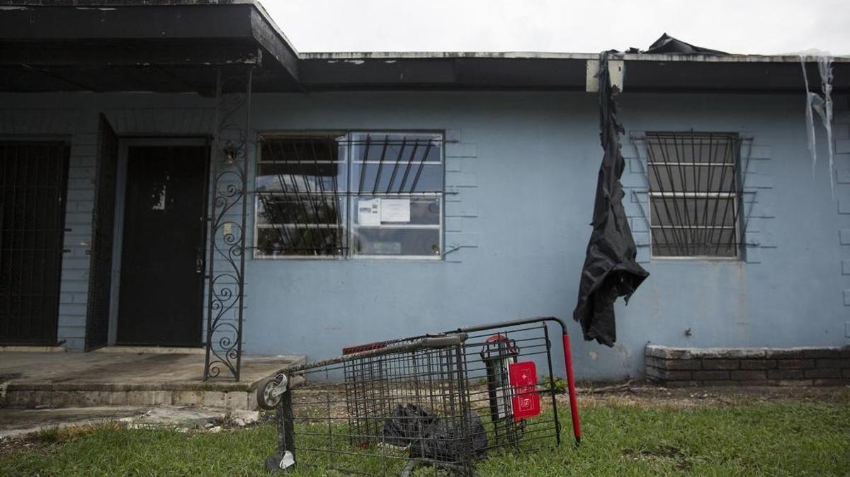 A foreclosed home on Northwest 17th Street in Homestead.