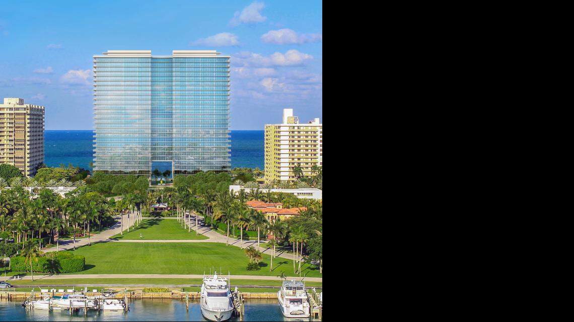 
A rendering of Oceana Bal Harbour, a luxury condominium by Argentine developer Consultatio. One Sotheby’s International Realty was tapped to join the in-house sales team in marketing the project. 
