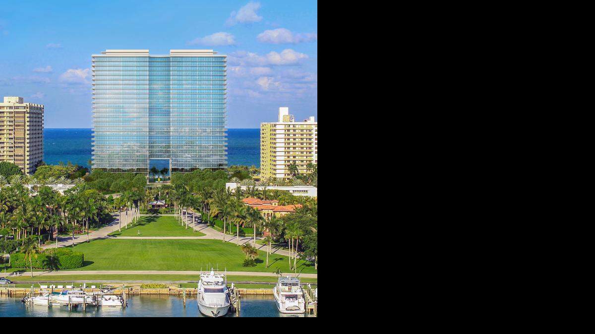 
A rendering of Oceana Bal Harbour, a luxury condominium by Argentine developer Consultatio. One Sotheby’s International Realty was tapped to join the in-house sales team in marketing the project. 
