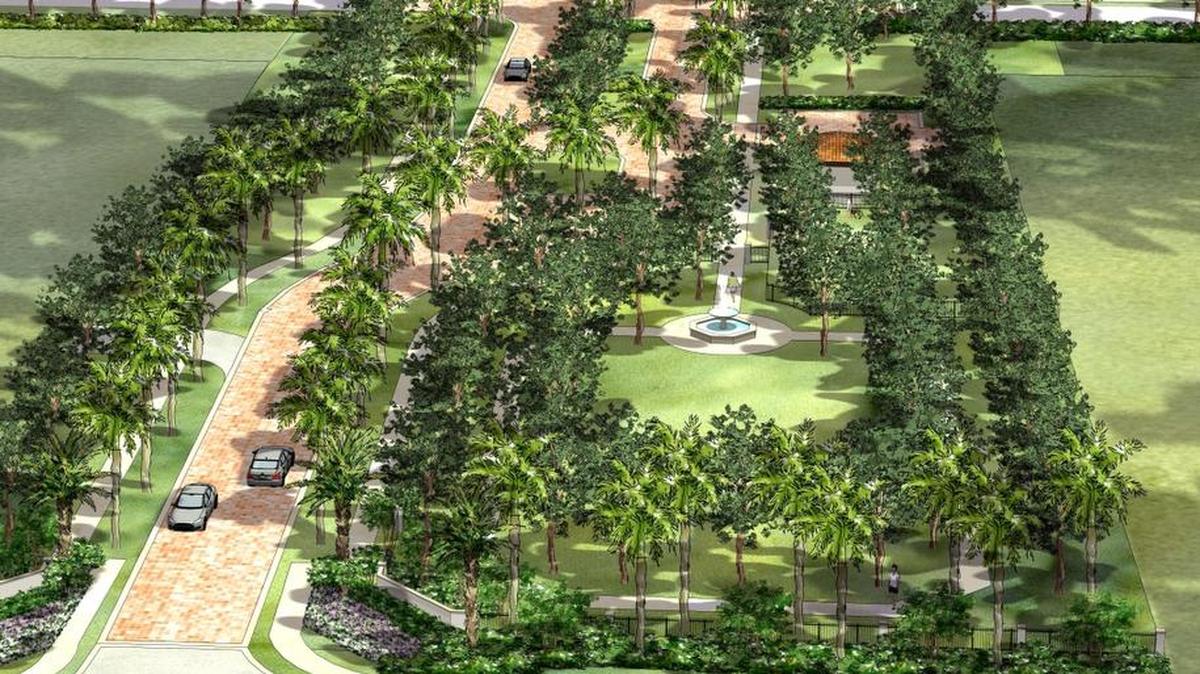 A rendering of the planned rental community in Lauderdale Lakes and Tamarac. The site is planned for a vacant 24-acre lot that sold for $12.3 million.