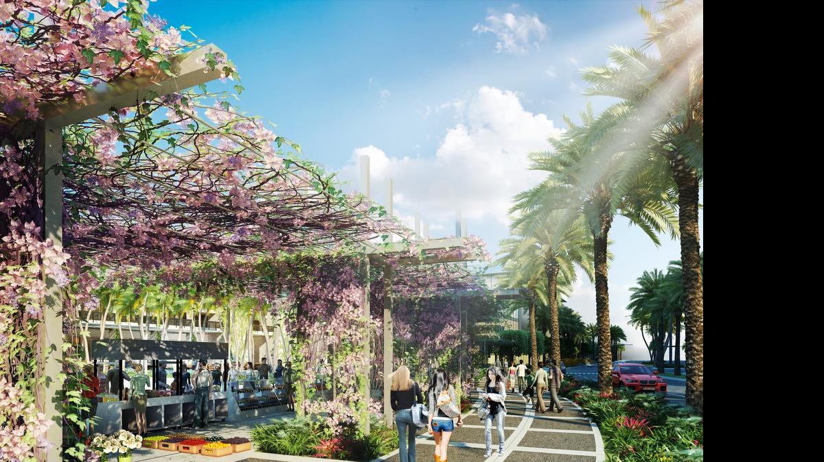 
A rendering of the planned expansion at the Bal Harbour Shops. 
