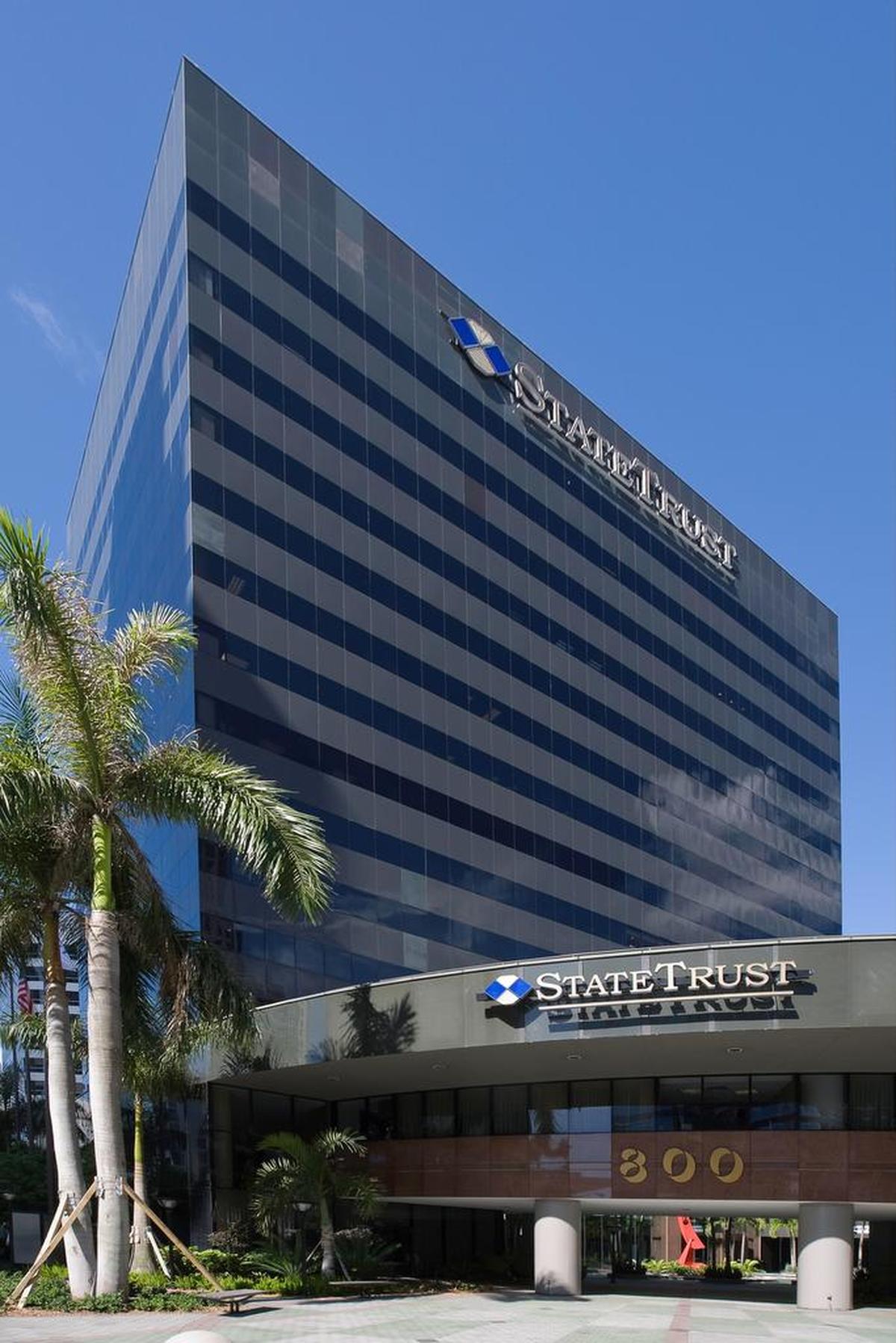 The 15-story tower at 800 Brickell, in Miami.
