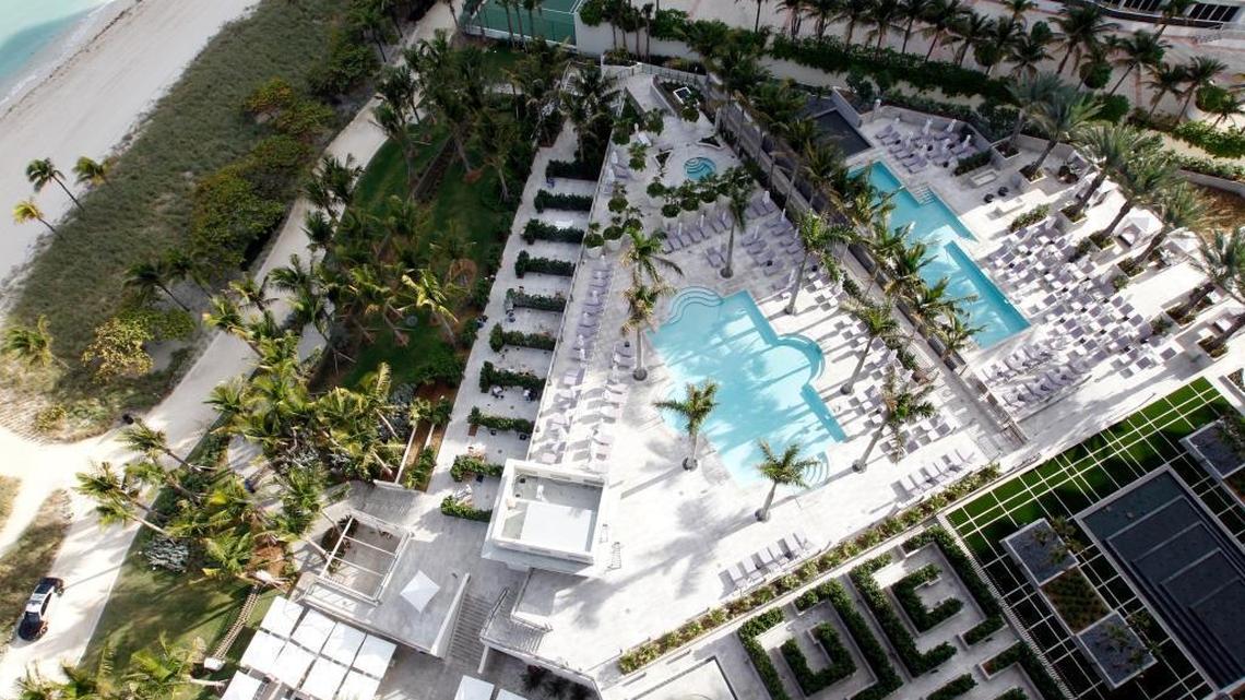 The pool at the St. Regis in Bal Harbour