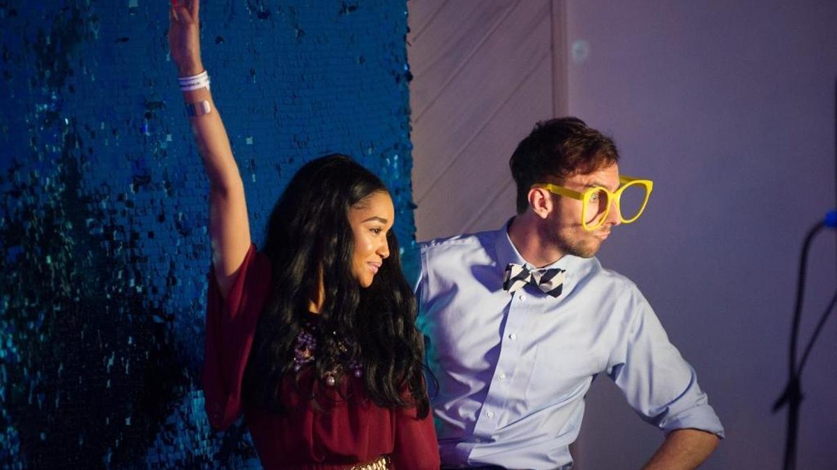 Homestead resident Khaleah Evelyn and Zack Good pose for portraits during the OUT Miami Foundation's inaugural fundraiser party Saturday, Nov. 7, 2015.
