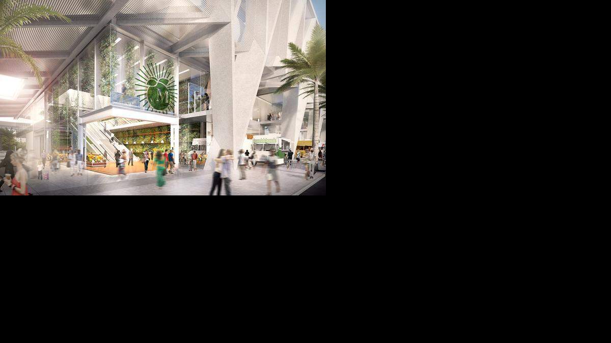 
An artist’s rendering of All Aboard Florida’s Miami station.
