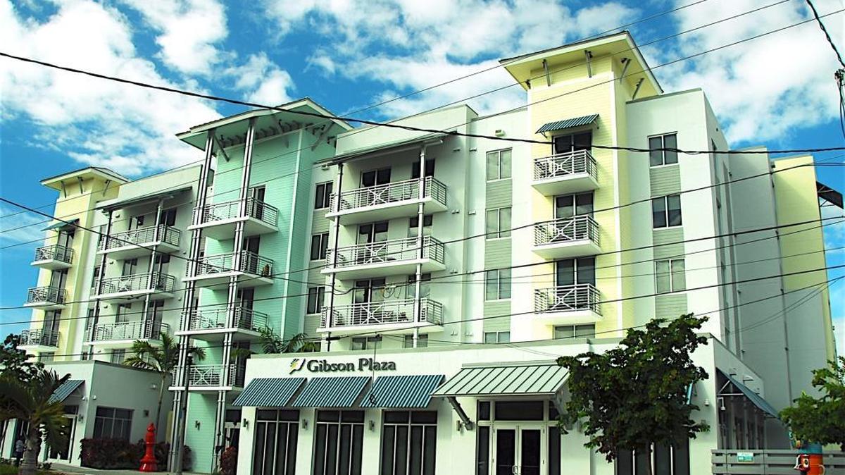 Gibson Plaza, a new mixed-income senior housing development in west Coconut Grove.