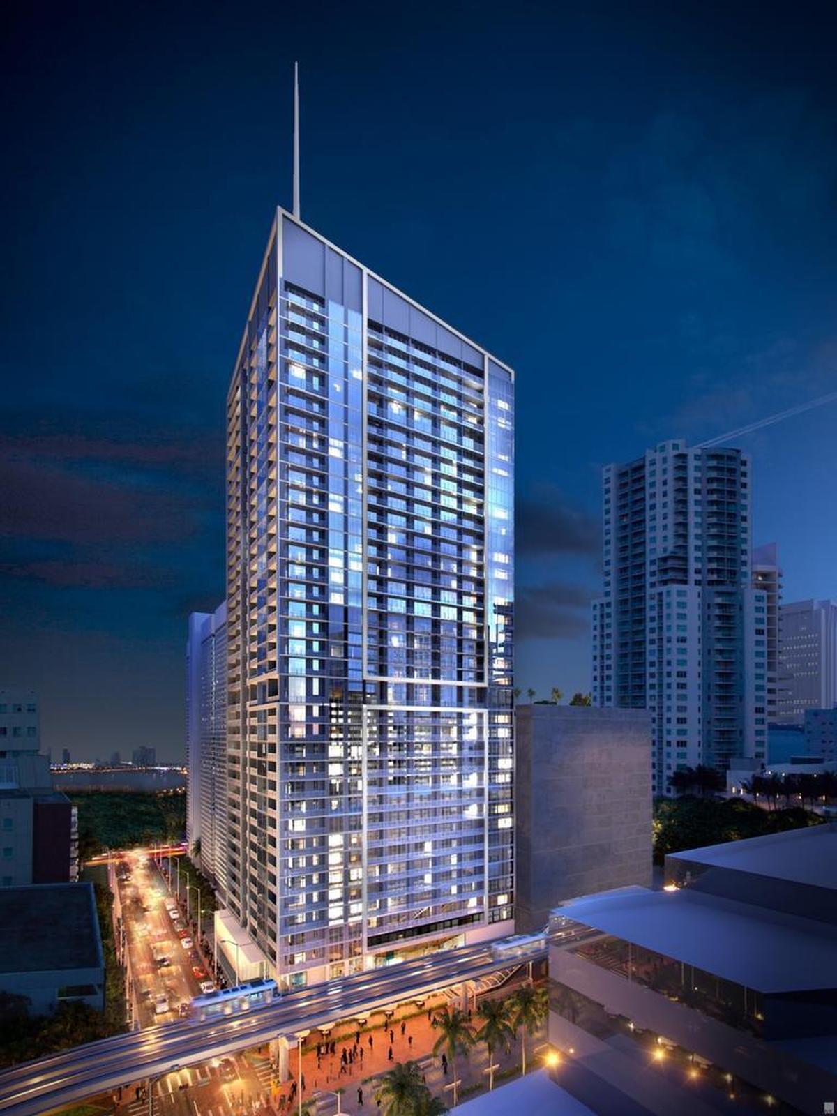 Vice, a 464-apartment rental tower at 230 NE Fourth St., is part of a national rollout of micro-units by developer PMG. Construction is scheduled to be completed by fall 2018.