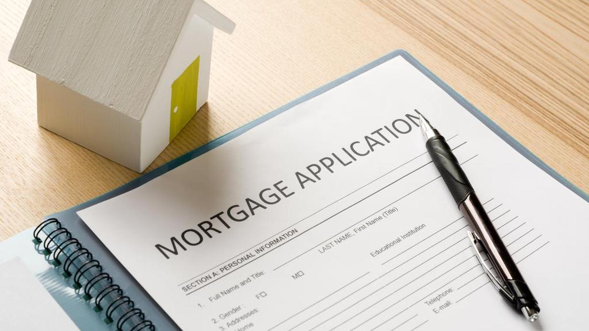 mortgage documents on the table