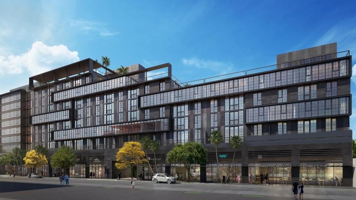 Architectural rendering of Wynwood 25, a planned 289-unit rental apartment tower to be located at 252 NW 25th St. Construction is scheduled to begin in July.