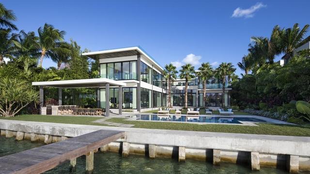A furnished mansion at 6466 North Bay Rd., Miami Beach was listed for $25.5 million in October.
