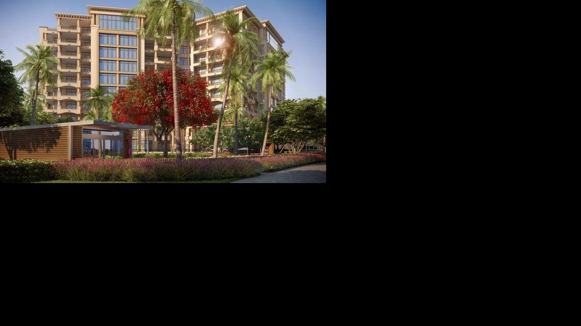 
A rendering of Palazzo del Sol, a 47-unit luxury condominium under construction on exclusive Fisher Island. Prices for units range from $5 million to $32.5 million.
