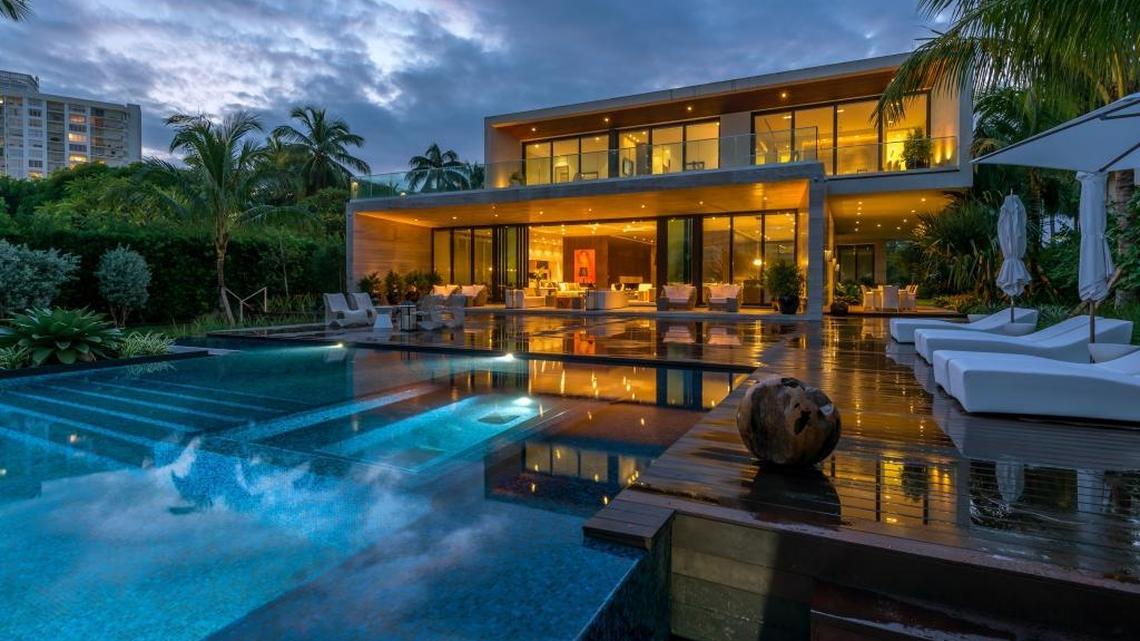 The home at 4395 Pine Tree Dr. that sold for $19.48 million