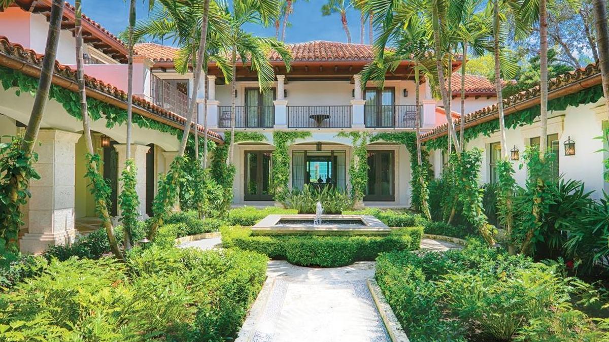 This nine-bedroom mansion in Miami Beach’s La Gorce neighborhood sold for $19 million.