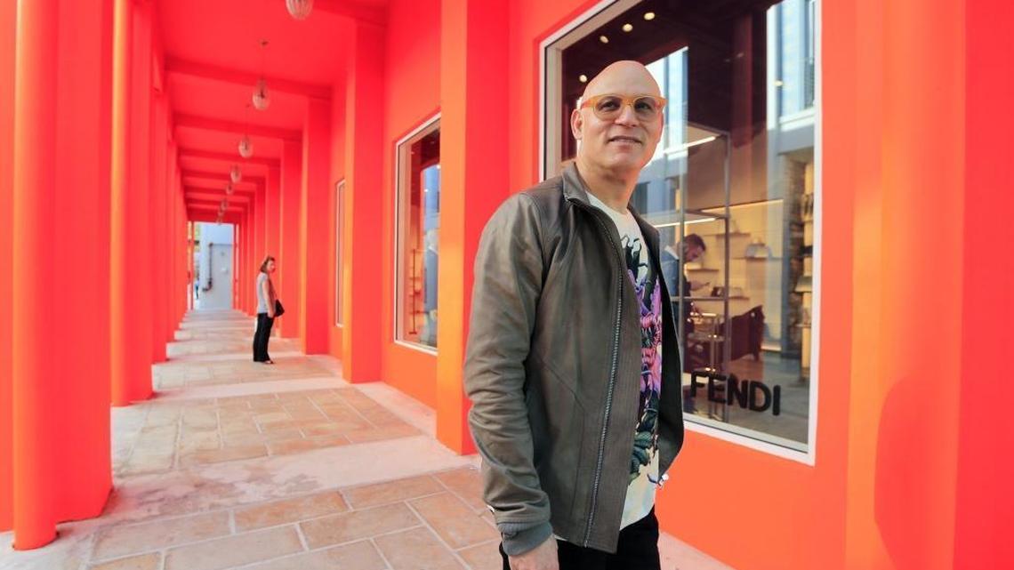 Craig Robins, president of DACRA, walks through the Miami Design District on Friday, Jan. 26, 2018.