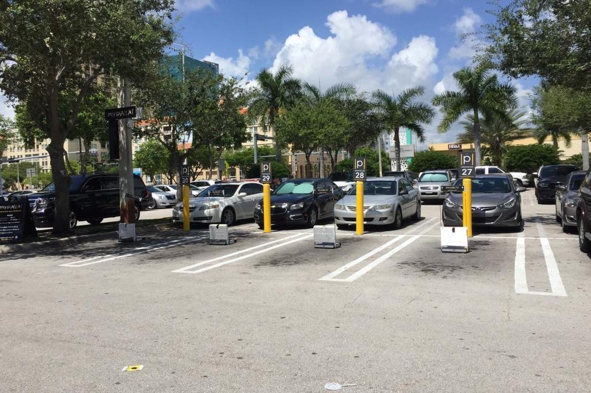 The MyPark app allows users to preselect and reserve their own parking spots at Dadeland Mall. The app, which was created in Miami, has been gaining in popularity with retail establishments and is set to launch at a location in Dubai this year.