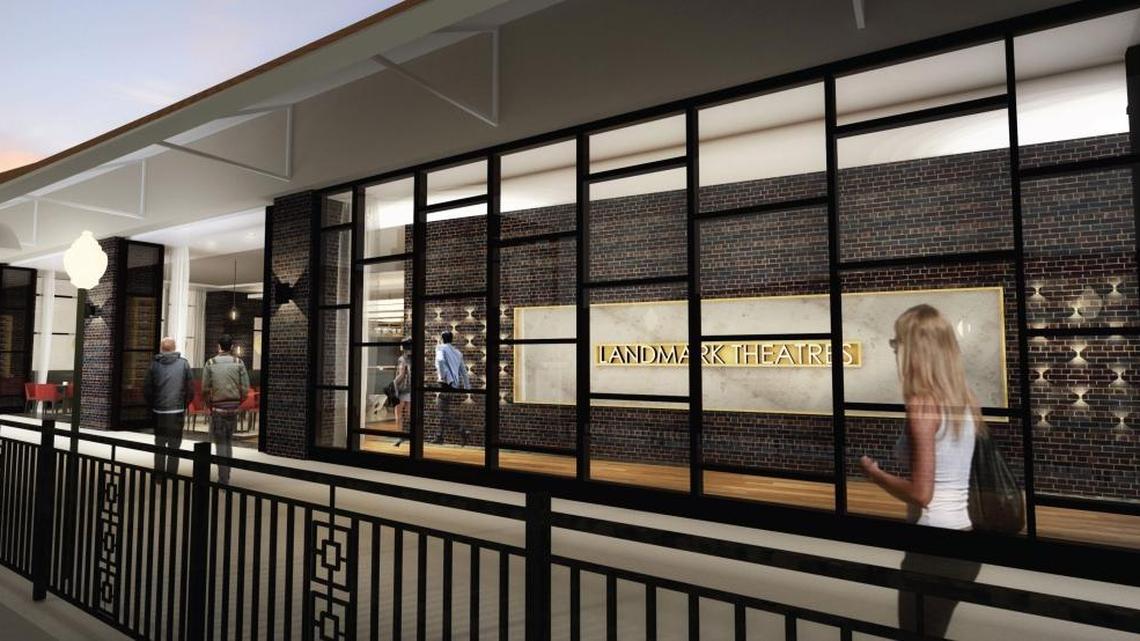 Architectural rendering of the Landmark at Merrick Park movie theater, which will open in December.