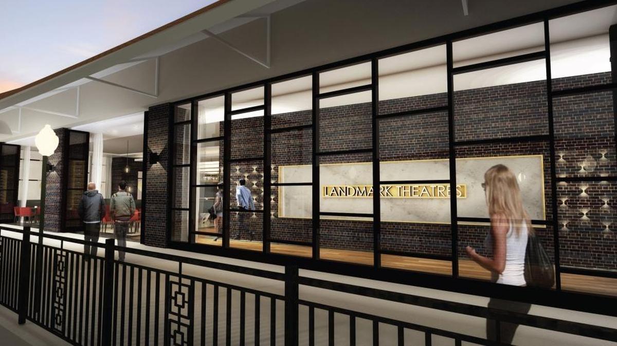 Architectural rendering of the Landmark at Merrick Park movie theater, which will open in December.