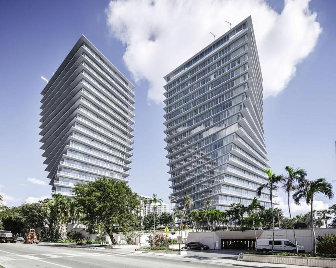 Terra Group’s Grove at Grand Bay, designed by Danish architect Bjarke Ingels, 42, who is a former disciple of Rem Koolhaas. The twisting towers on Coconut Grove’s South Bayshore Drive recently attained a sales price of $1,009 per square foot.