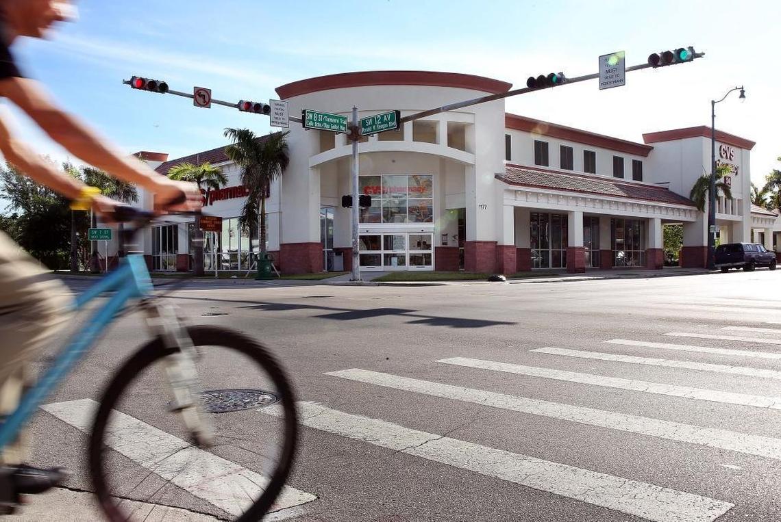 A CVS pharmacy located at 1177 SW Eighth St. in Little Havana is one of many South Florida buildings that belonged to companies linked to an aide of former Argentine President Néstor Kirchner. Now, Argentina has arrested several people associated with the property deals.