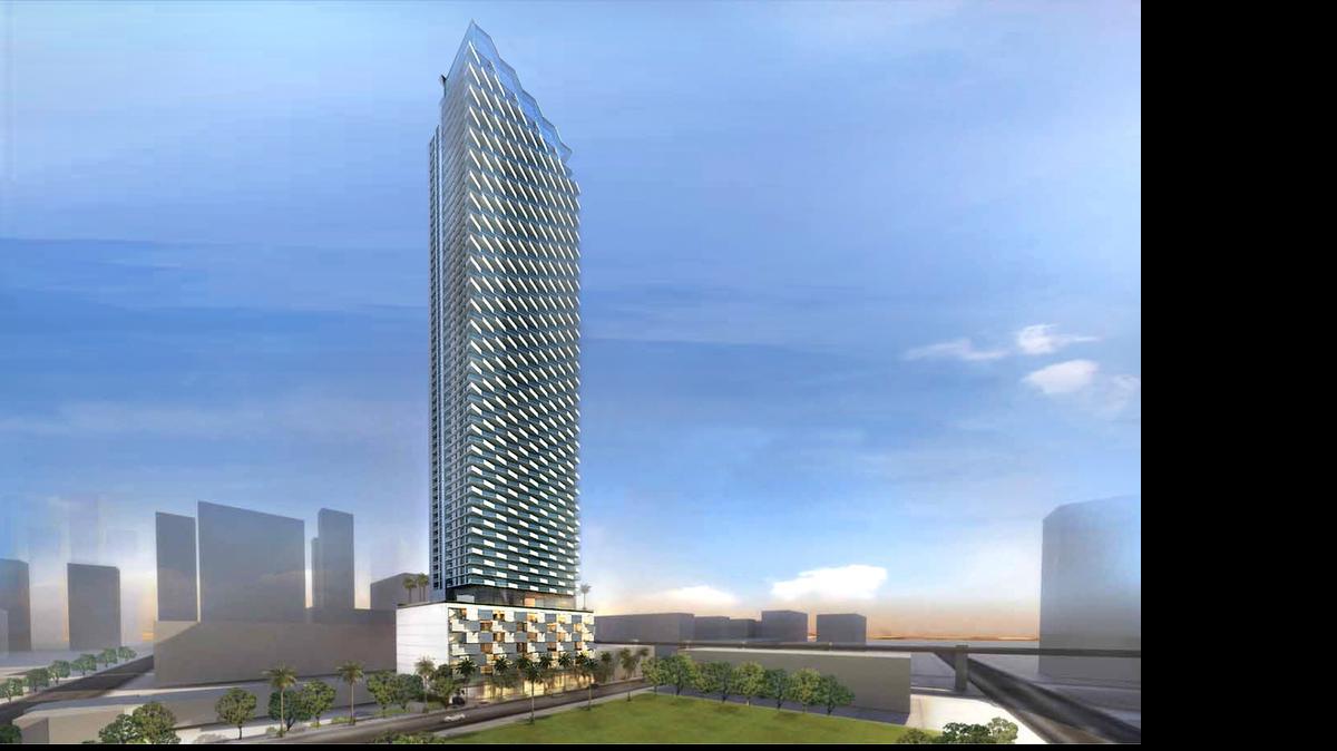 
A rendering of Solitair, a luxury rental tower planned for Brickell.
