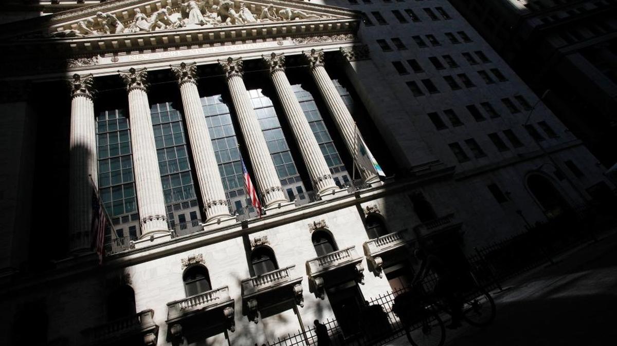 
The New York Stock Exchange. 
