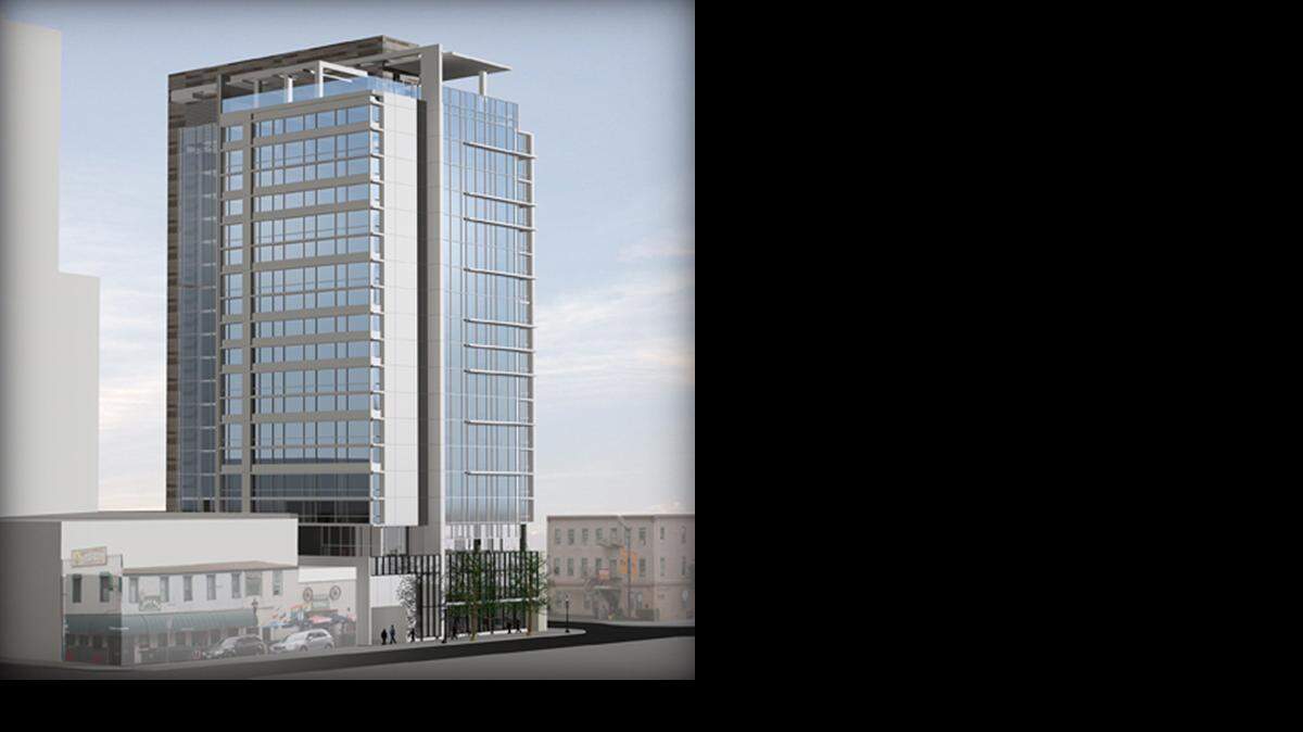 
The San Diego location of a future Canopy by Hilton hotel is shown in this rendering. The brand will also have a location in Miami.

