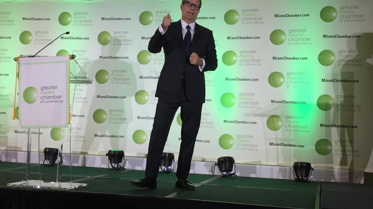 Richard Florida of the Creative Class Group was a keynote speaker at the Greater Miami Chamber of Commerce’s South Florida Economic Summit.